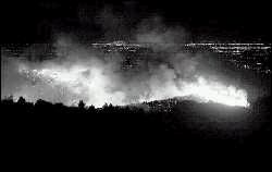 Vista del incendio. Fuente: Levante-EMV