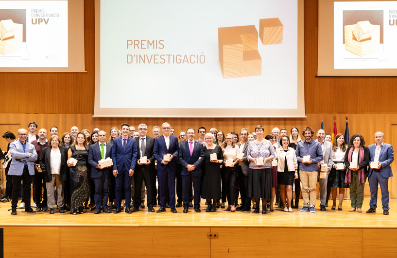 Personal investigador en la gala de los premios de Investigación 2023