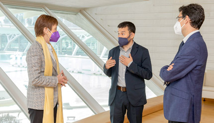 100.000 euros para cultura. La UPV y la UV firman un acuerdo con la Generalitat