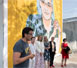 Eva Nogales inaugura el seu mural de Dones de Cincia