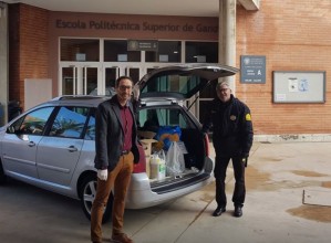 Tot el material de protecci del Campus, traslladat a l'Hospital de Gandia 