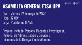 Asamblea General ETSA-UPV