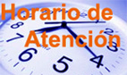 Horario de atenci�n al p�blico