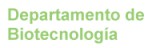 Dpto. de Biotecnolog�a