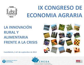 IX Congreso Nacional de Economía Agraria