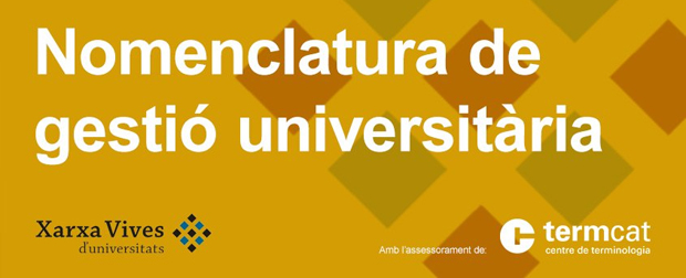 Banner nomenclatura de gestió universitària
