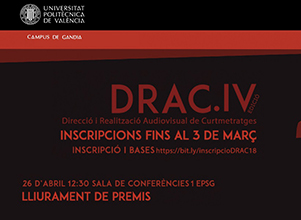 Lliurament de Premis del IV Concurs de curtmetratges en valencià DRAC 