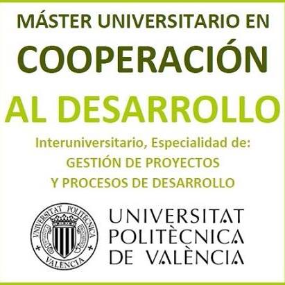 Acceso a la web del Máster Universitario en Cooperación al Desarrollo