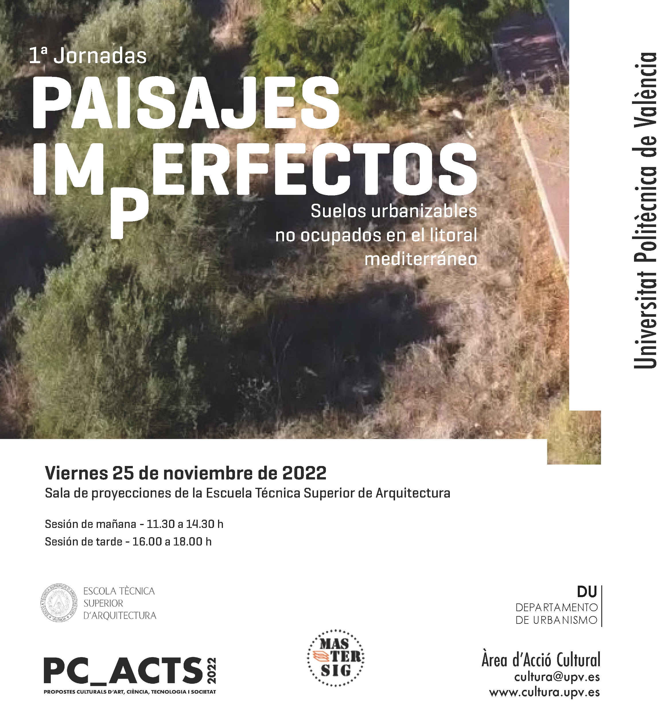 Seminario “Paisajes imperfectos, suelos urbanizables no ocupados en la Comunitat Valenciana”