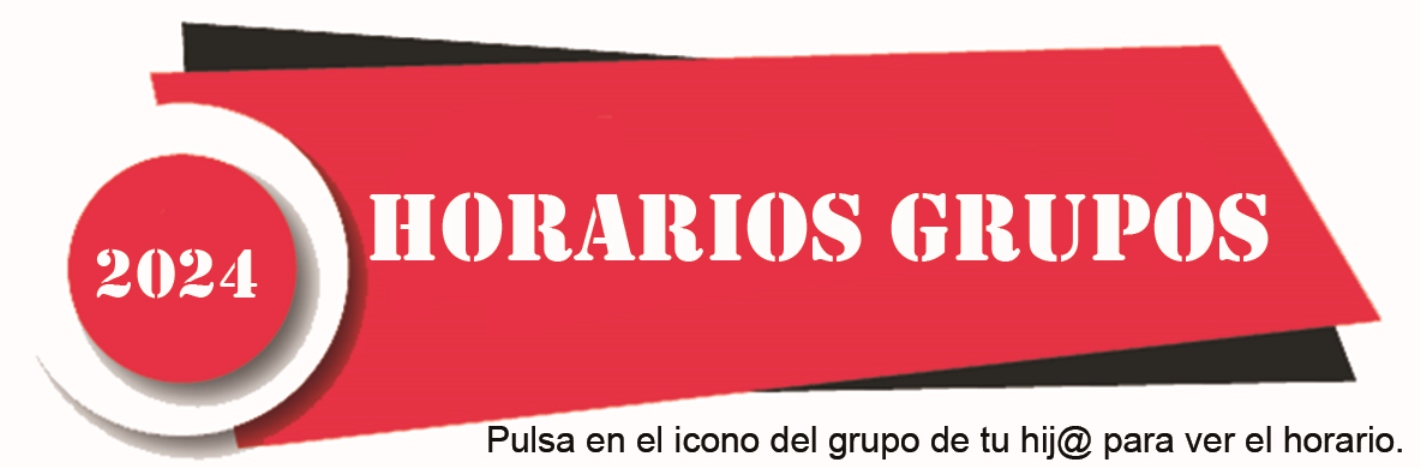 HORARIOS GRUPOS ESCOLA