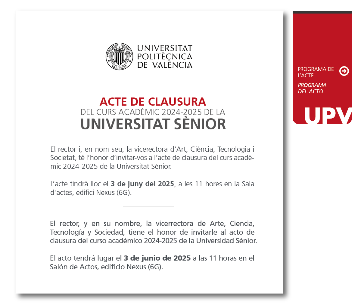 INVITACIN CLAUSURA 2024-2025