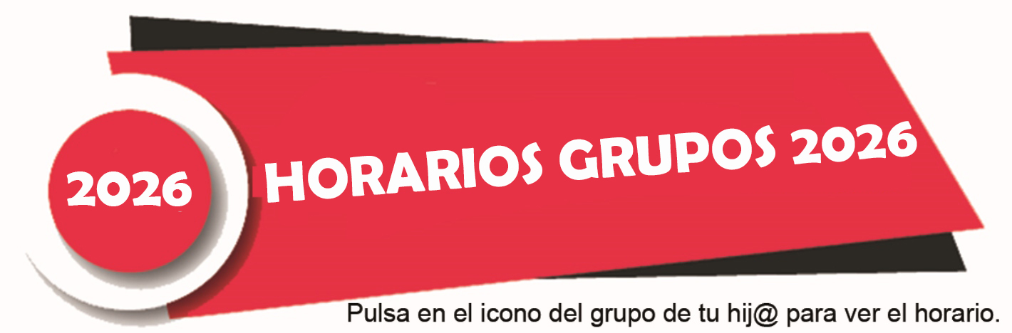 HORARIOS GRUPOS ESCOLA