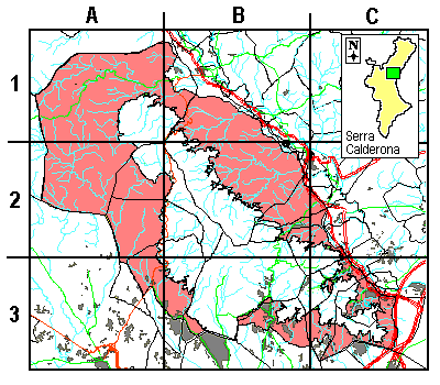 Mapa limitativo Serra Calderona