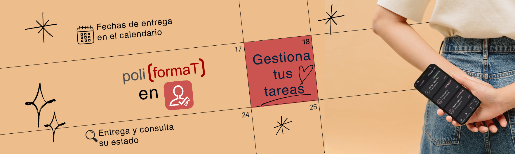 Gestiona tus tareas en PoliformaT en la app MiUPV