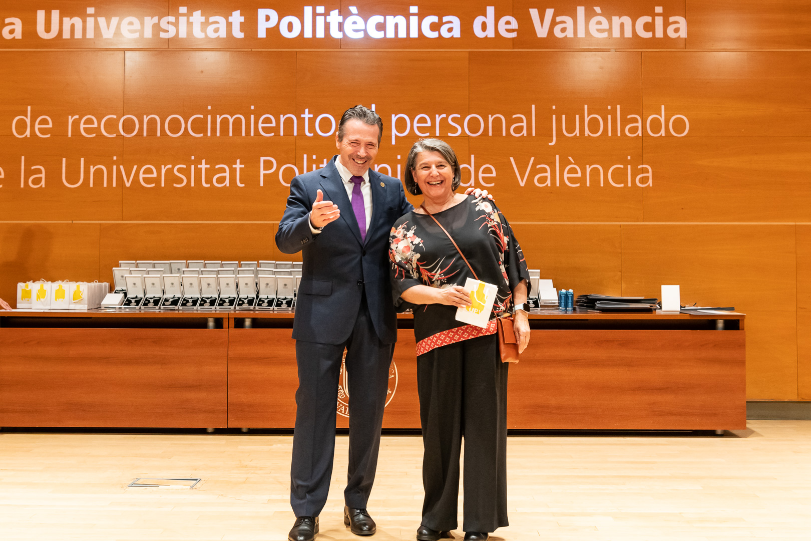 Entrega de la Medalla XXV años de la UPV y reconocimiento personal jubilado