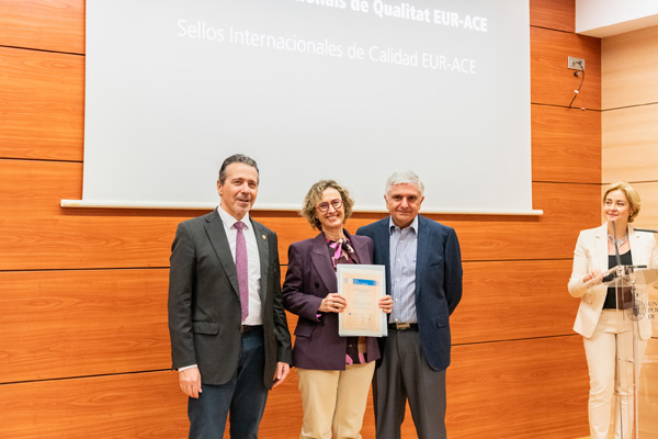 Entrega del sello de excelencia internacional EUR-ACE