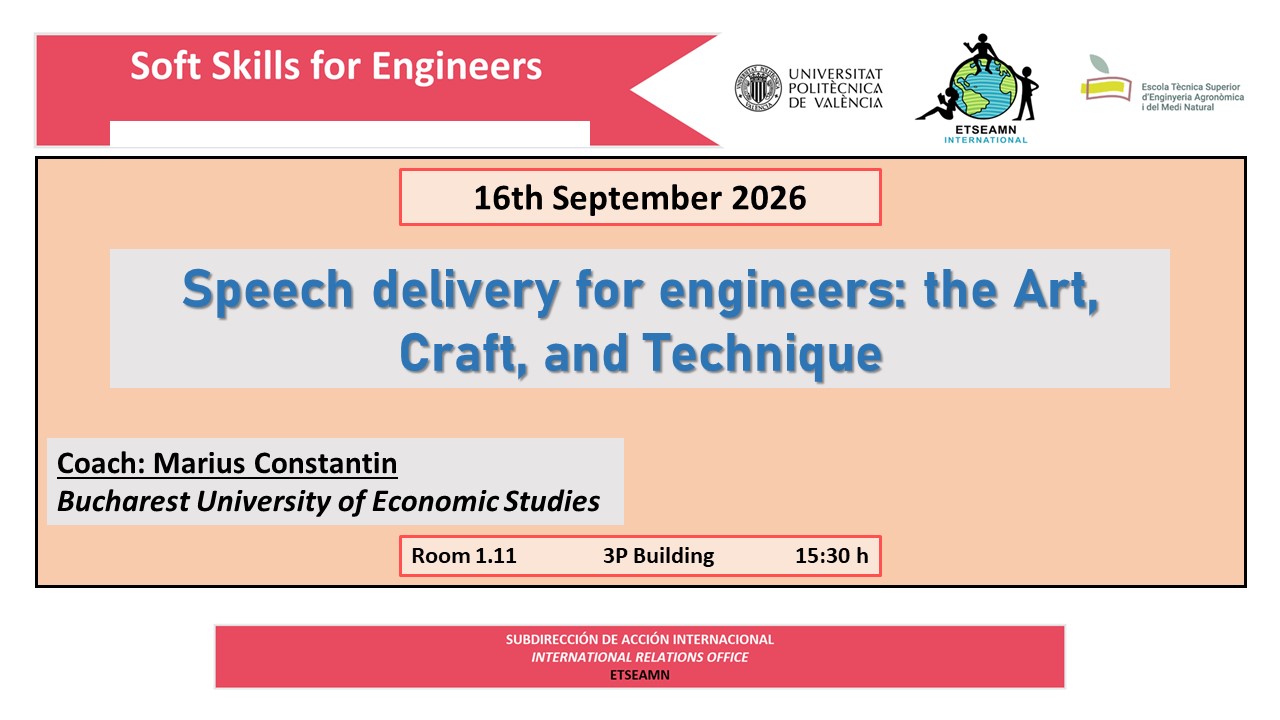 Speech Delivery for Engineers: The Art, Craft, and Technique