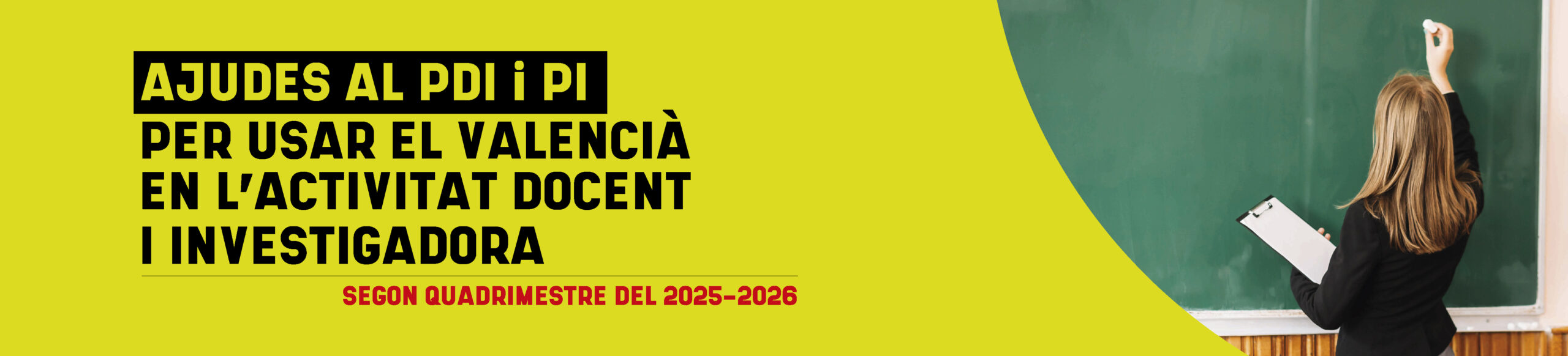 Ayudas al PDI y PI por usar el valenciano
