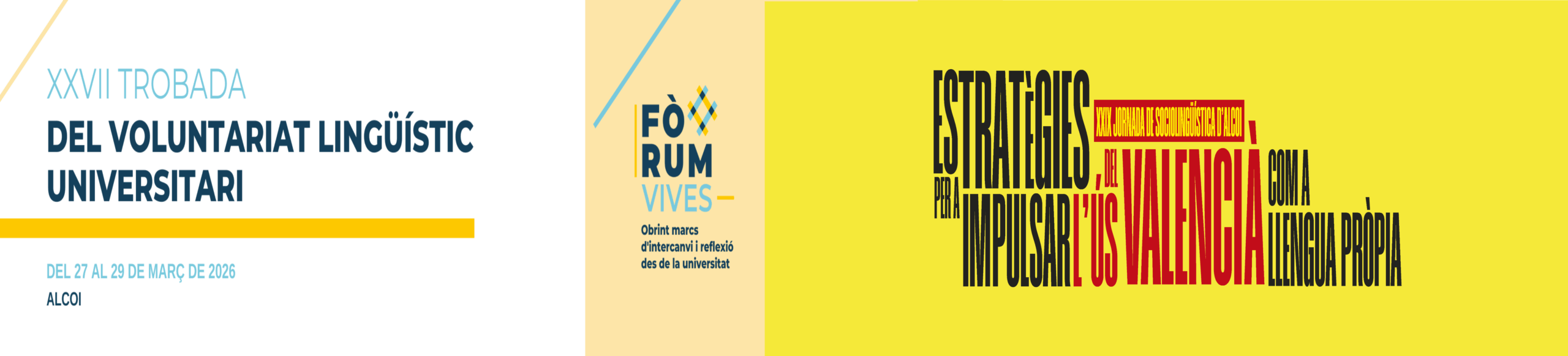 El 27, 28 i 29 de març, a Alcoi, tindrà lloc la Trobada del Voluntariat Lingüístic i la Jornada de Sociolingüística d’Alcoi