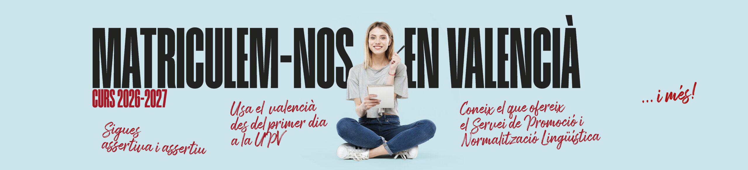 Matriculem-nos en valencià 2026-2027 Oct