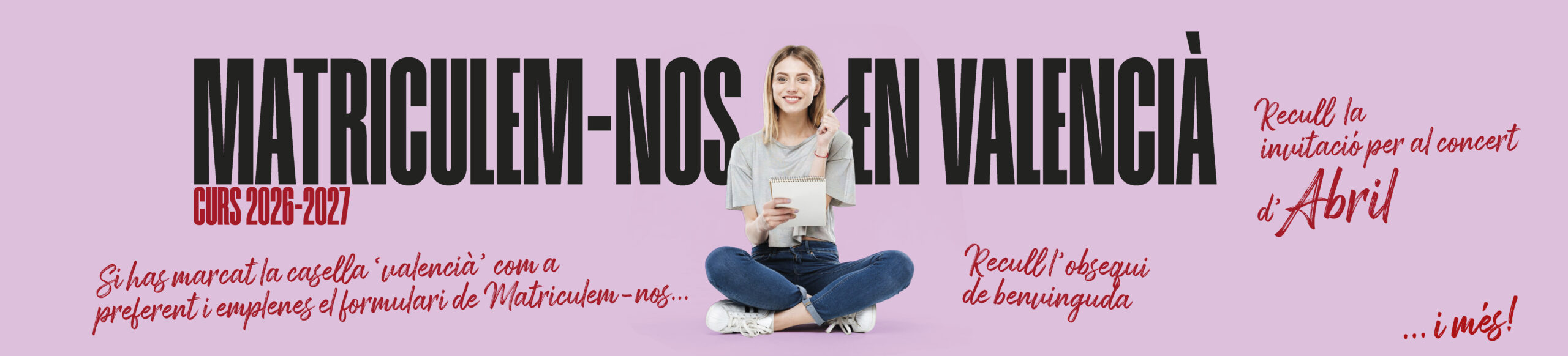 Matriculem-nos en valencià 2026-2027 P4