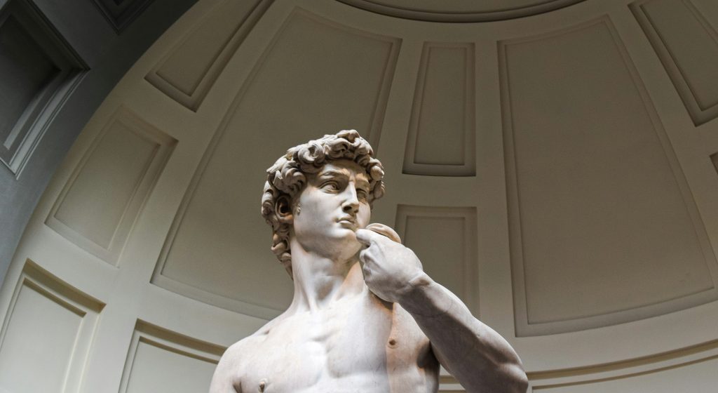 Escultura del David de Miguel Angel - Foto por Mateus Campos Felipe - Unsplash