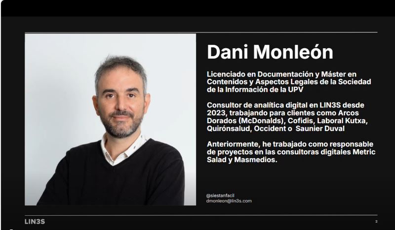 Daniel Monleón en MUHD - El rol del analista digital