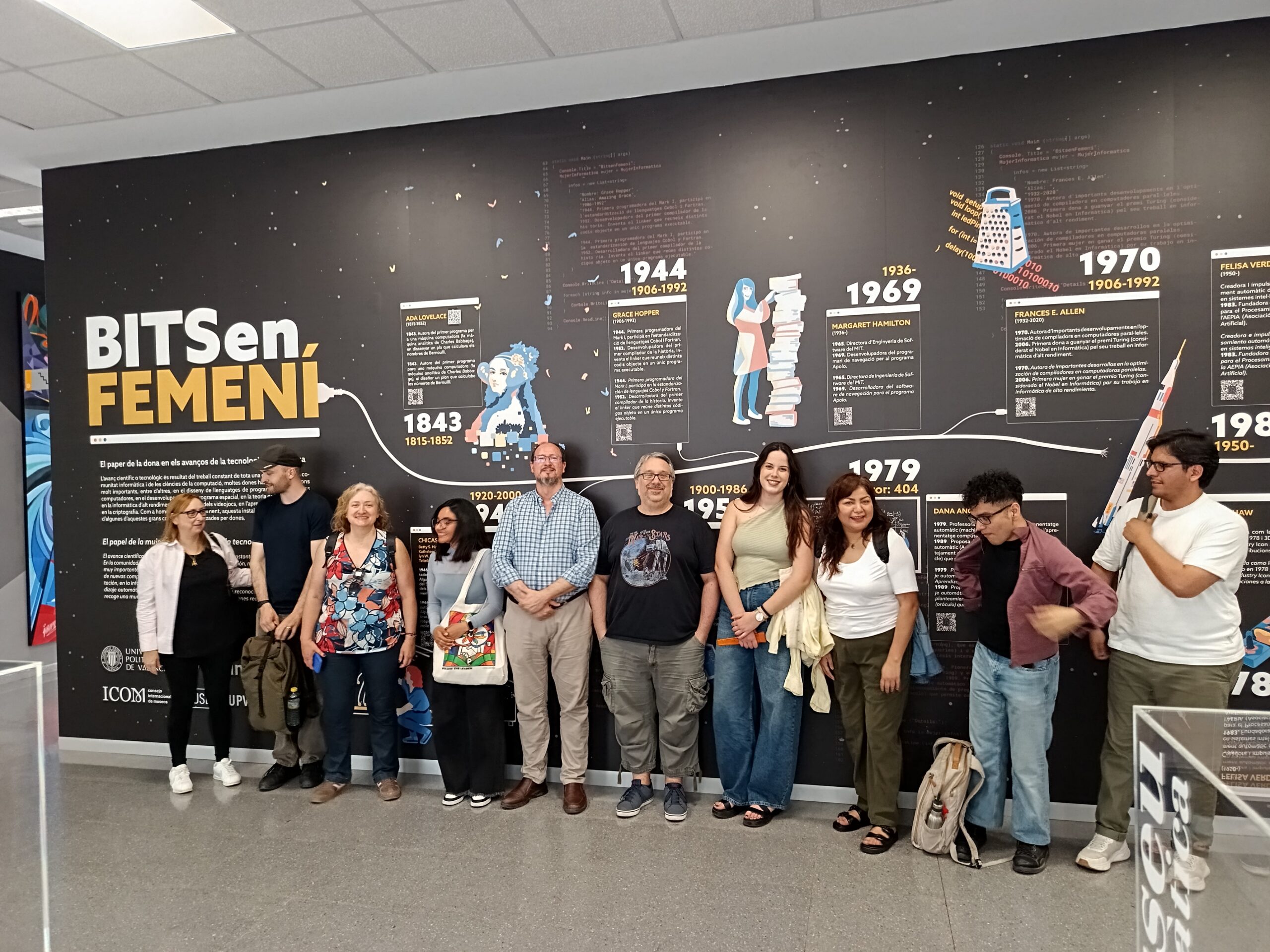Visita al museo de informática de ETSINF UPV
