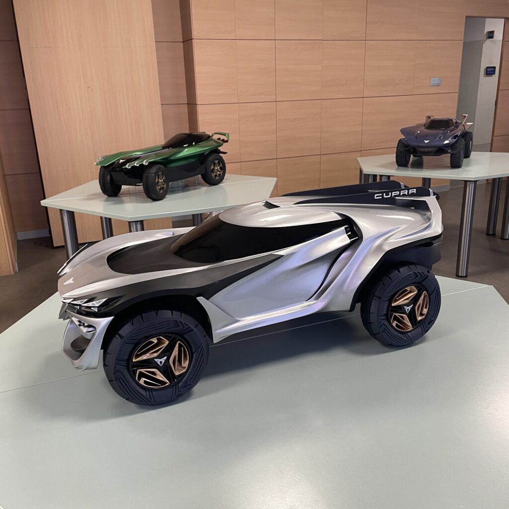 Maquetas de los alumnos Beto Briceño, Diego Hidalgo y Javier Roig