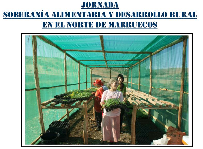 JORNADA SOBERANA ALIMENTARIA Y DESARROLLO RURAL EN EL NORTE DE MARRUECOS