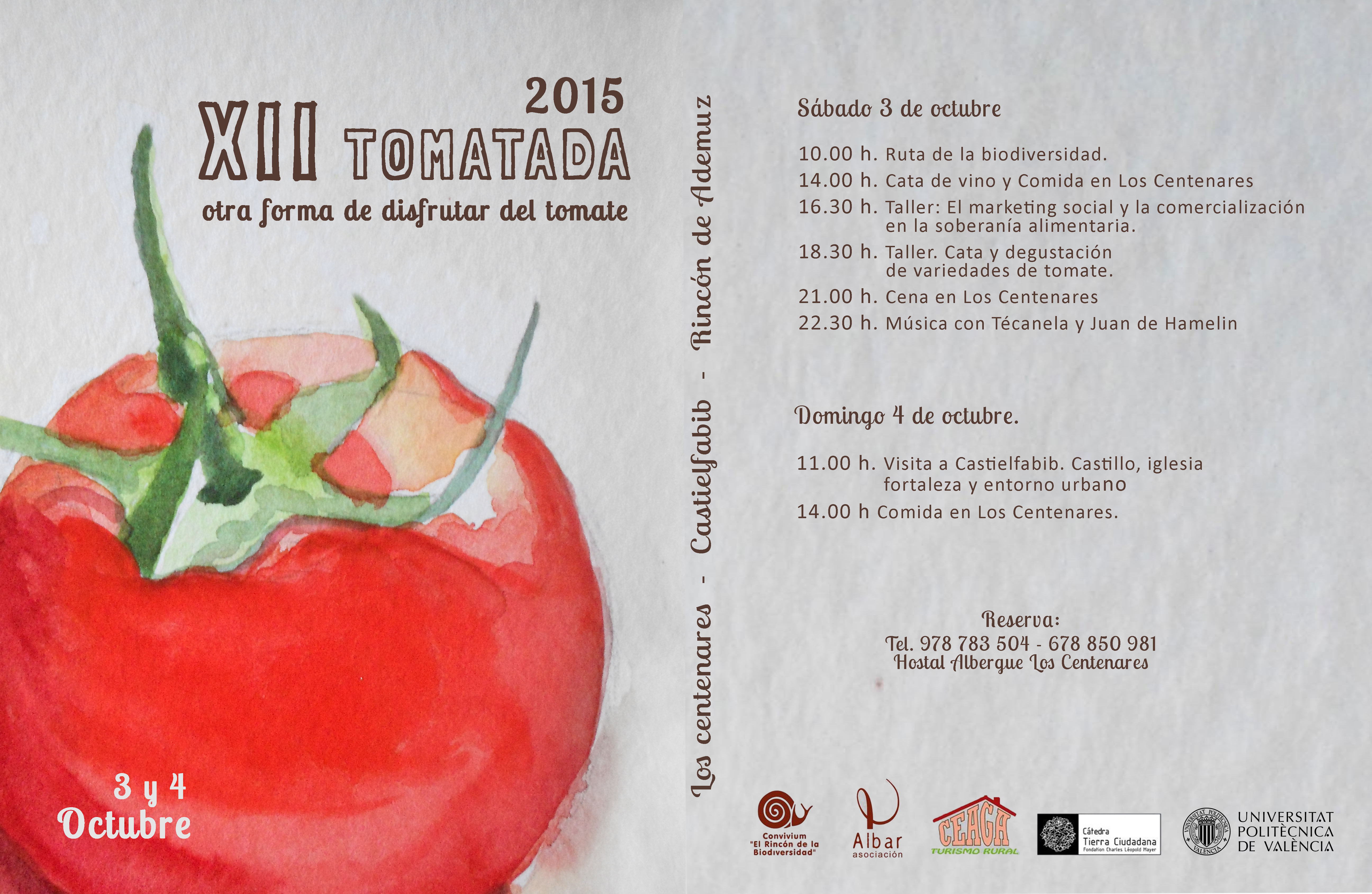 XII TOMADA: Otra forma de disfrutar el tomate