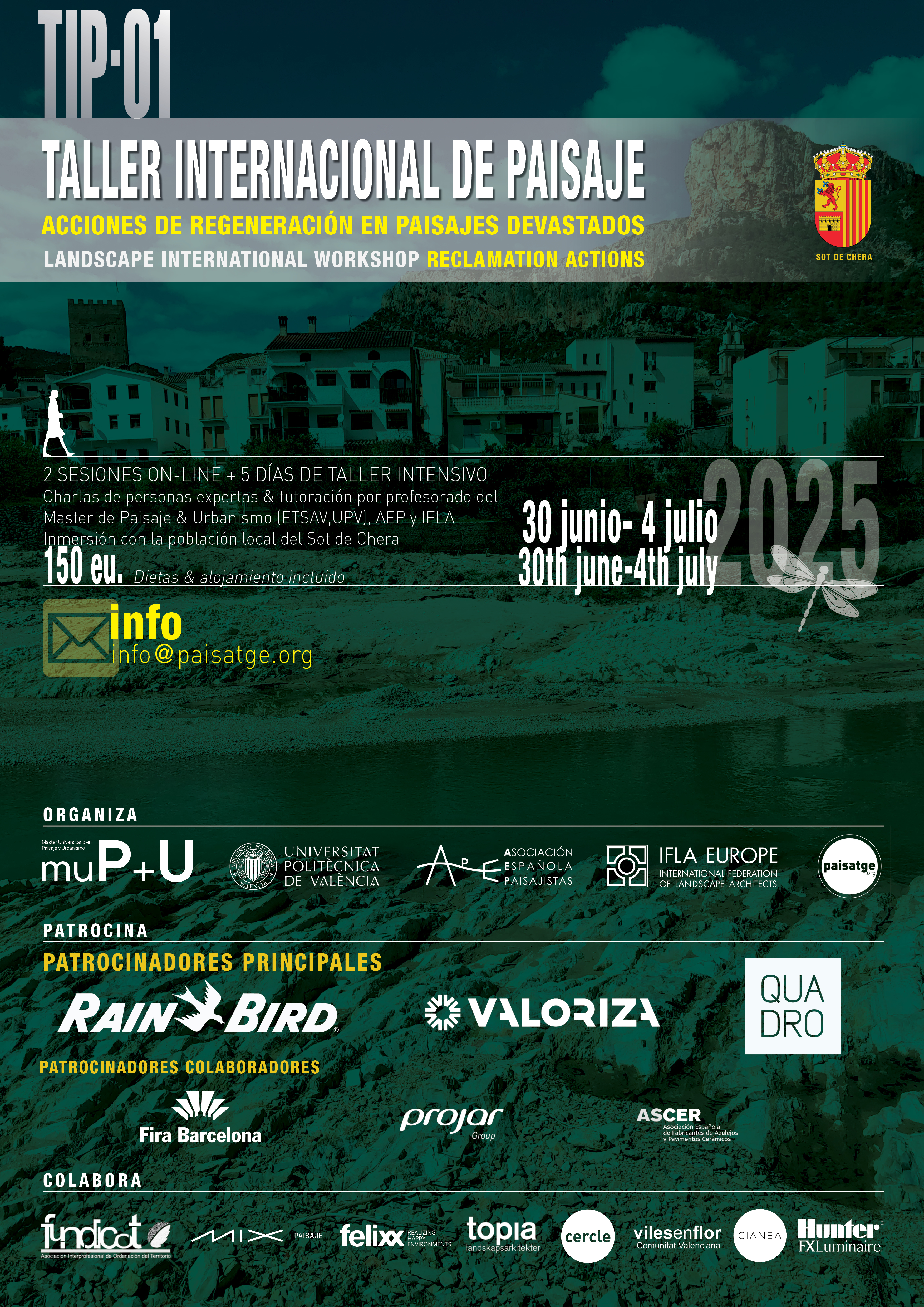Abierta la inscripcin para el TALLER INTERNACIONAL DE PAISAJE