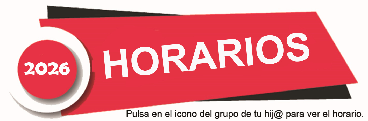 HORARIOS GRUPOS ESCOLA